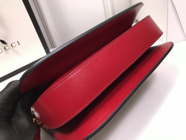 Gucci經典款女包 602204 古馳1955 Horsebit Bag 經典馬銜扣 Gucci爆款女士單肩斜挎包  gqy3913